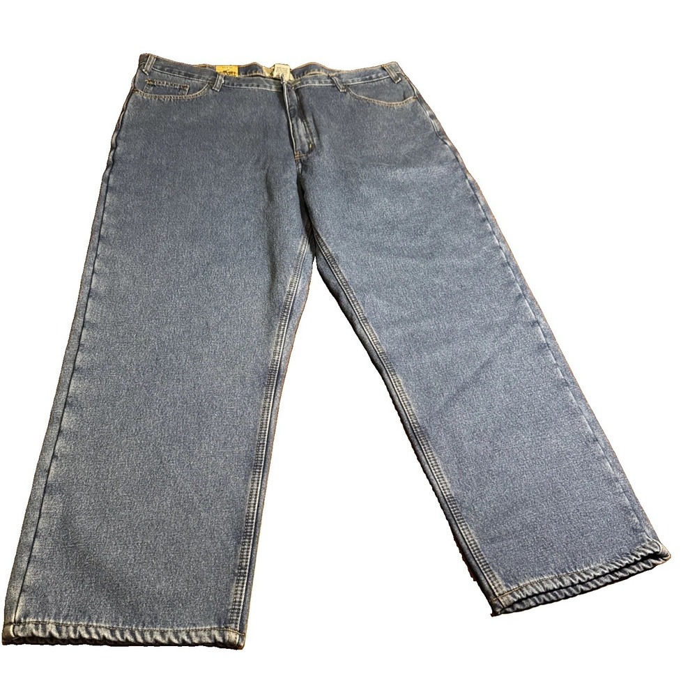 Old Mill Mens 42x30 Fleece Lined Jeans Original Fit Blue Denim NWT